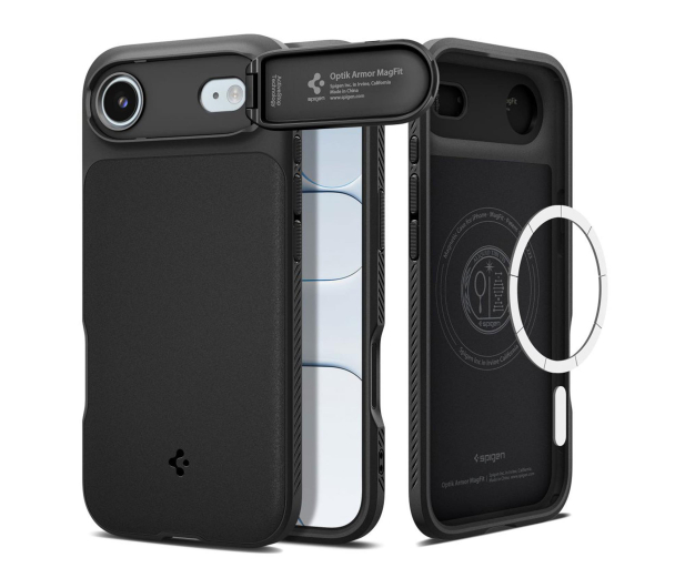 Spigen Optik Armor Mag Magsafe do Iphone 17 Air Black - 1359851 - zdjęcie